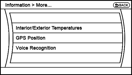 proposed Information - More menu